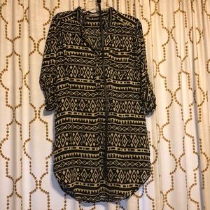 Xtaren geometric pattern dress